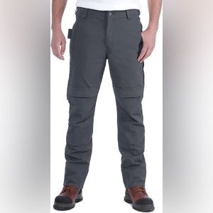 Carhartt Gray Cargo Pants Durable Cotton Blend